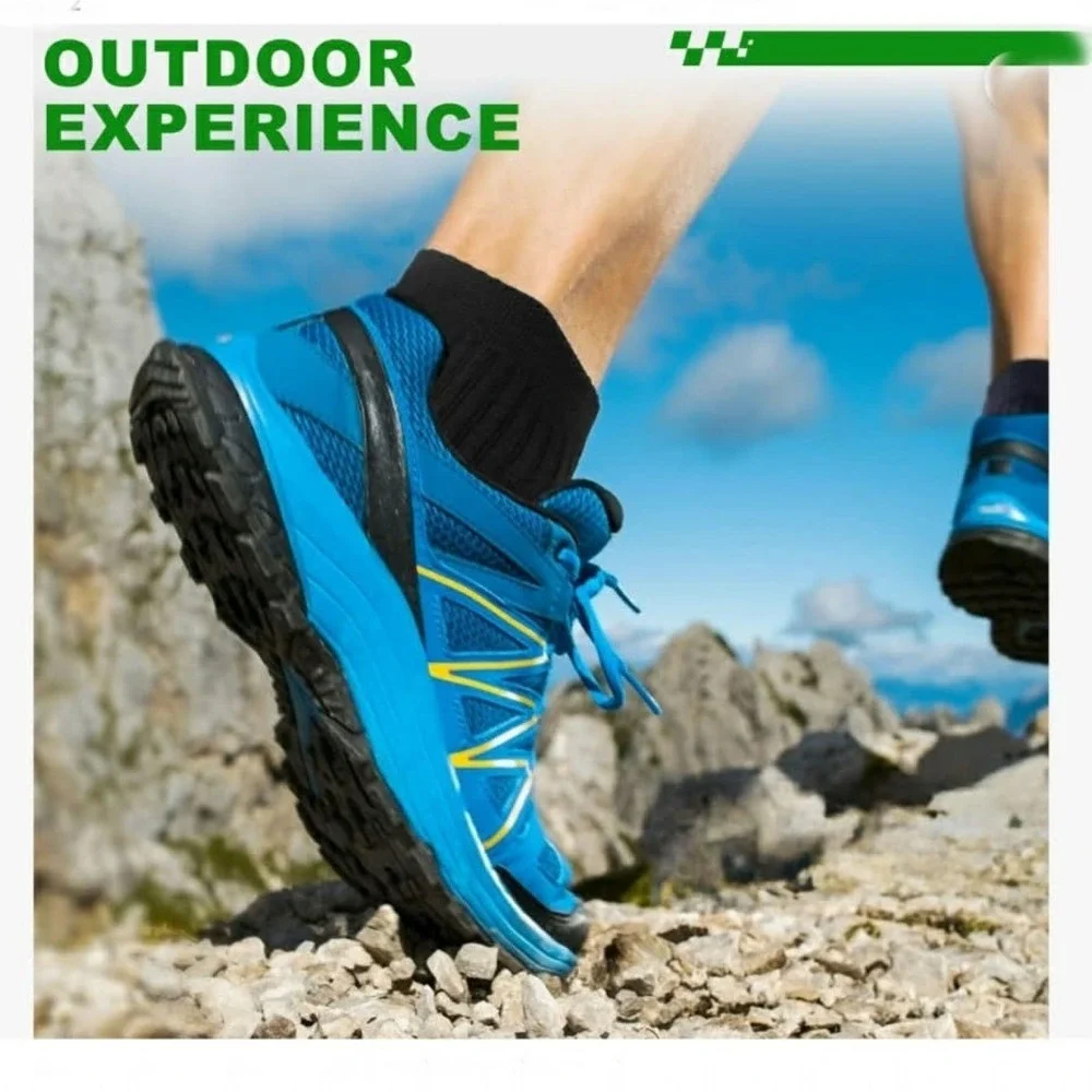 NSRRUN Turtle Wool Compression 4 Pack Running‎ Socks XL Cushioning Arch Support